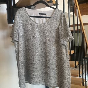 Mikarose XL floral blouse.